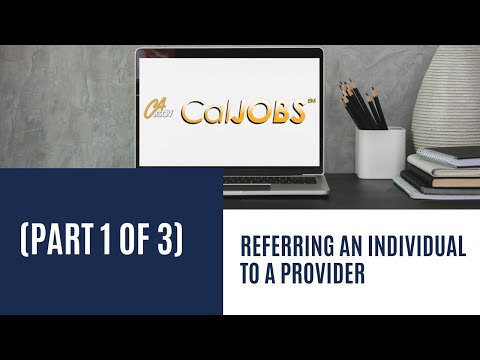 Referring an Individual to a Provider (Part 1 of 3)