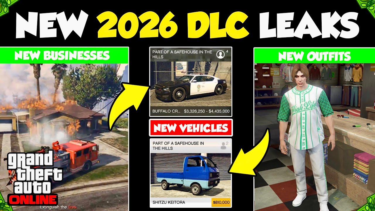 ALL Upcoming 2026 GTA 5 Online DLC Leaks New Businesses New Cars Maxresdefault 