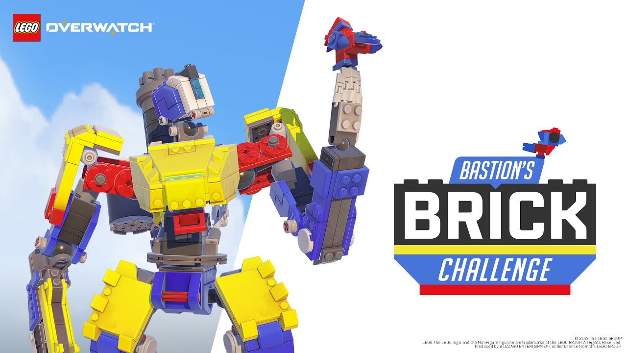 yourself up with Bastion's Brick Challenge - News - Overwatch