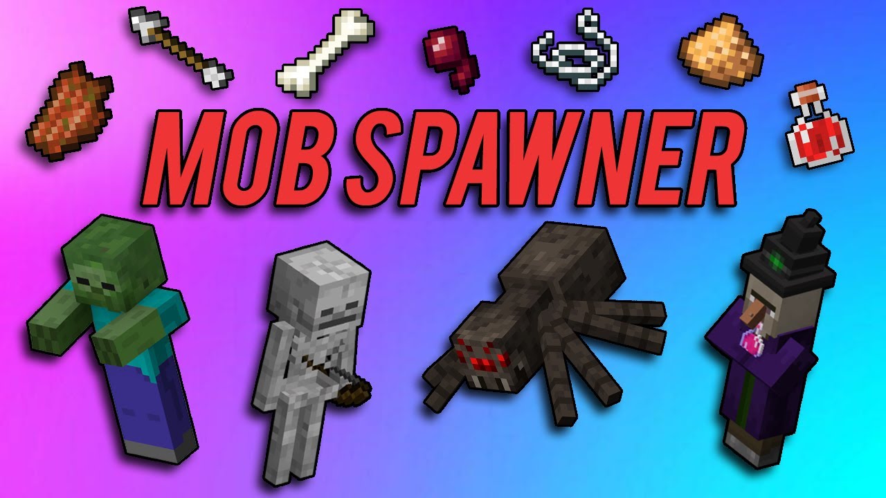 MINECRAFT - How To MAKE A MOB SPAWNER?!? WHAT MAKES A MOB SPAWNER ...