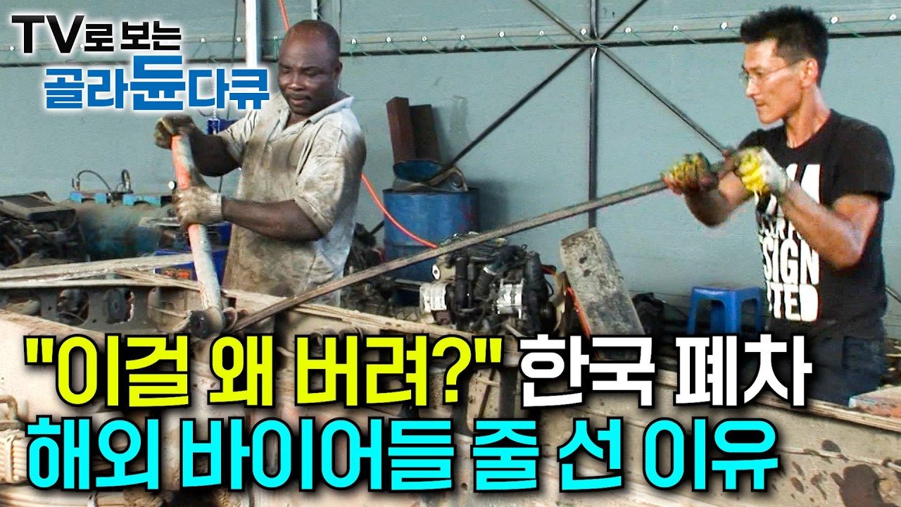 재활용률 95% 이상, 우리에게 그저 쓰레기인데 외국에서 비싸게 팔린다｜그 어느 때보다 유례없는 호황기라는 대한민국 수출산업｜080917 방송｜극한직업｜#골라듄다큐