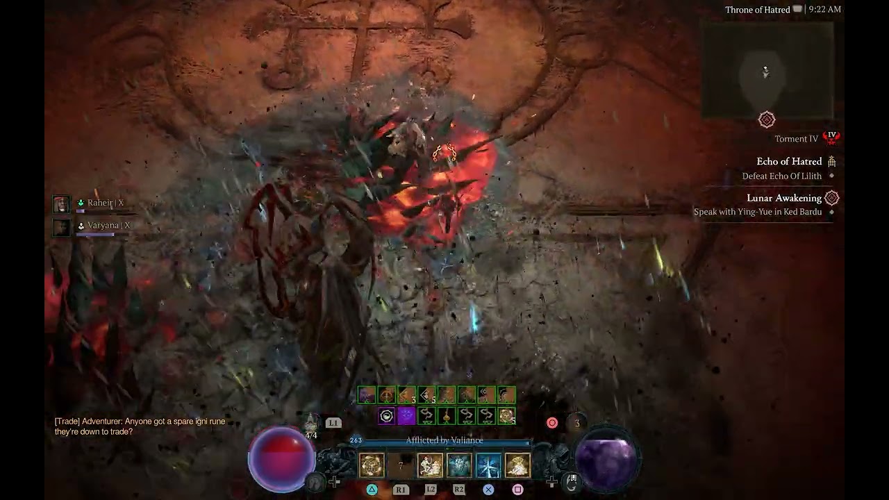 Diablo IV S11 || Lilith vs Rogue RoA (trash gear)