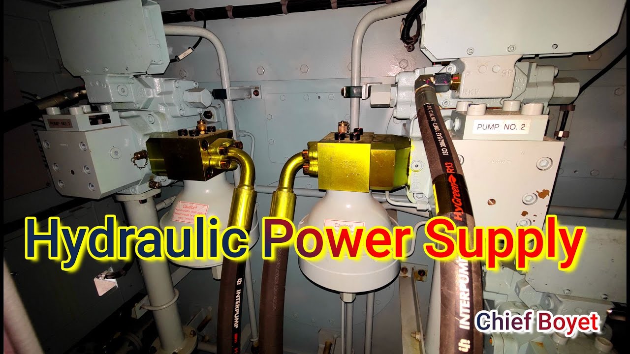 ME-C Engine HPS (Hydraulic Power Supply) Basic Idea | Chief Boyet | Seamans Vlog