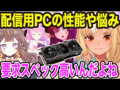 不知火フレア - PCの性能や悩みについて語る ふれあいんなにゃ【不知火フレア/姫森ルーナ/アーニャ/IRys】