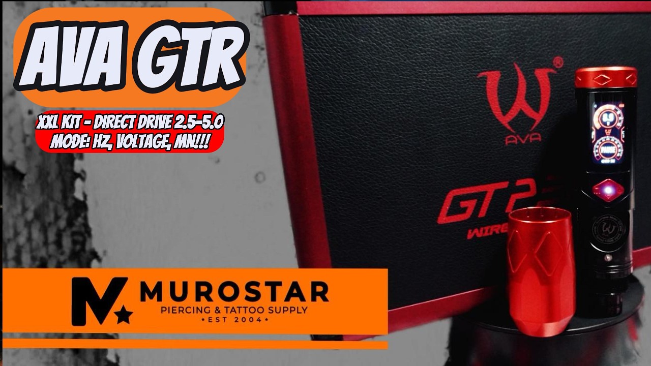 📦🔋 Unboxing & Specs – AVA – Wireless Tattoo Pen GTR - Set - 2.5