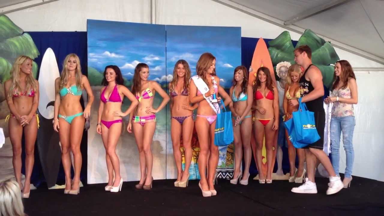 Swimwear competition Perth Boat Show, 2013 YouTube