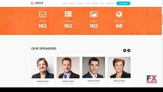 Advent - Conference and Event WordPress Theme        Hannibal Maximil screenshot 2