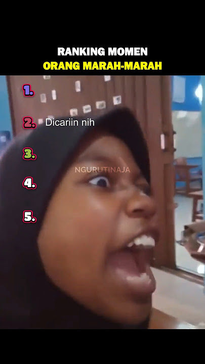 Ranking Top 5 Moments Orang Marah-Marah #marahbesar #top5