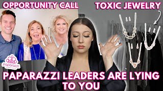 PAPARAZZI LEADERS ARE LYING TO YOU! *EXPOSING THE TOXIC JEWELRY AND CALLS*