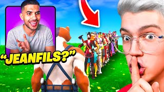 Je M'INFILTRE dans le DÉFILÉ de MODE d'un YOUTUBEUR sur FORTNITE