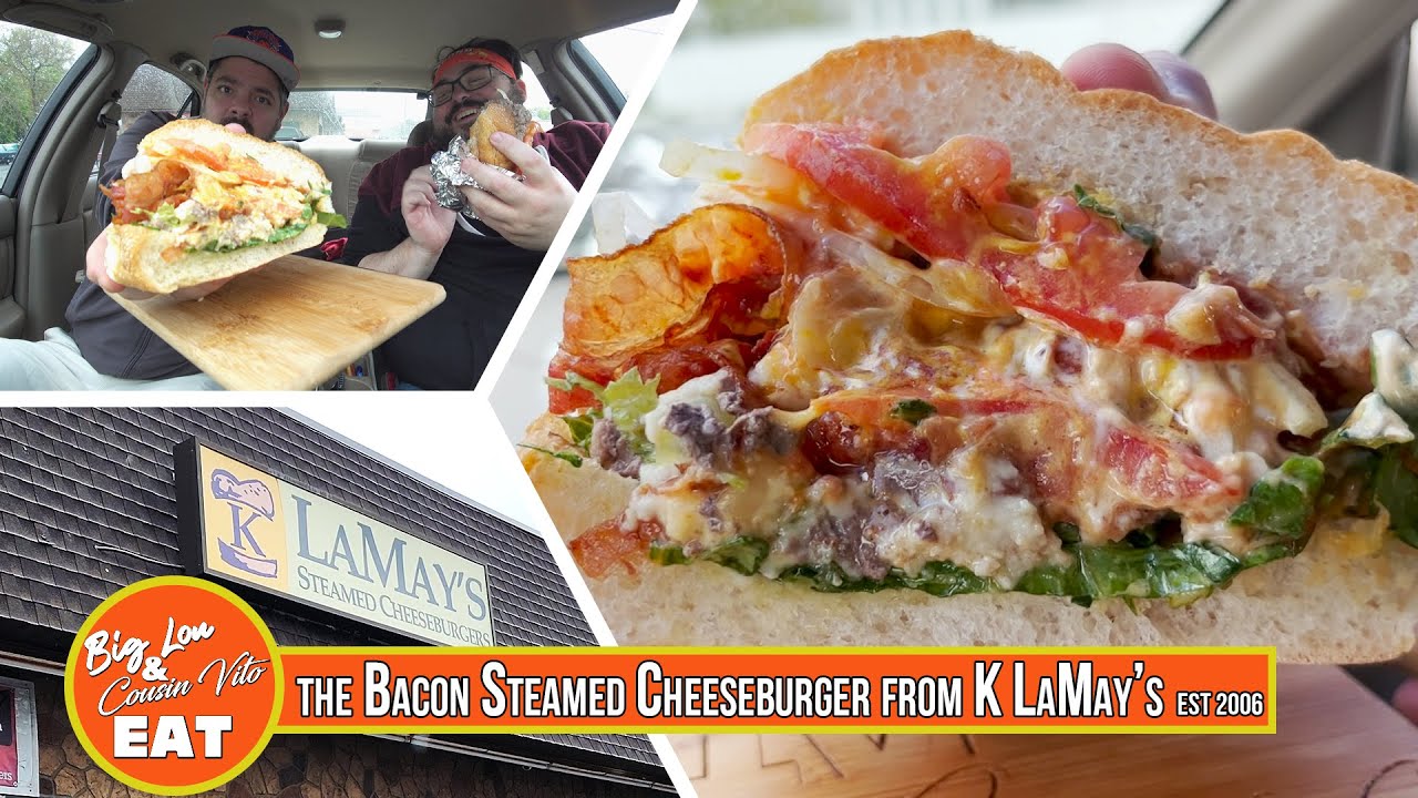 K LaMay's in Meriden CT does STEAMED CHEESEBURGERS better??