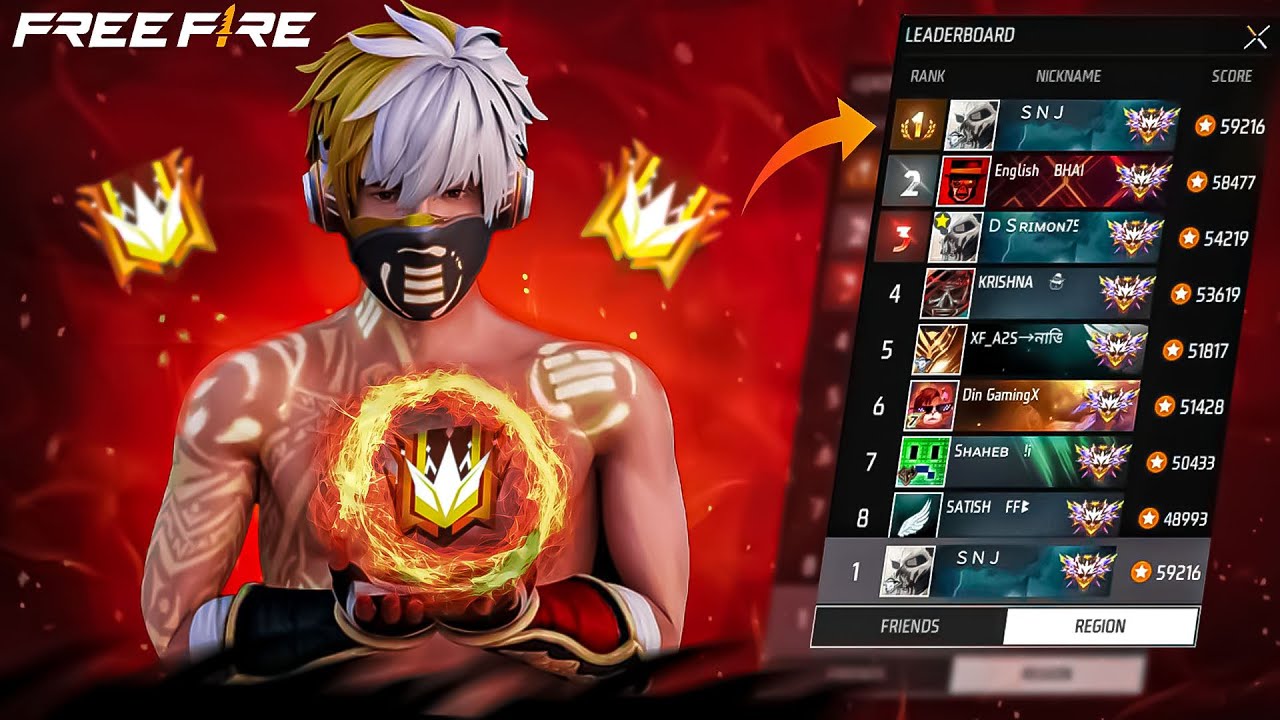 🔥SNJ GAMING: Road to Grandmaster Top - Free Fire Rank Push LIVE! 