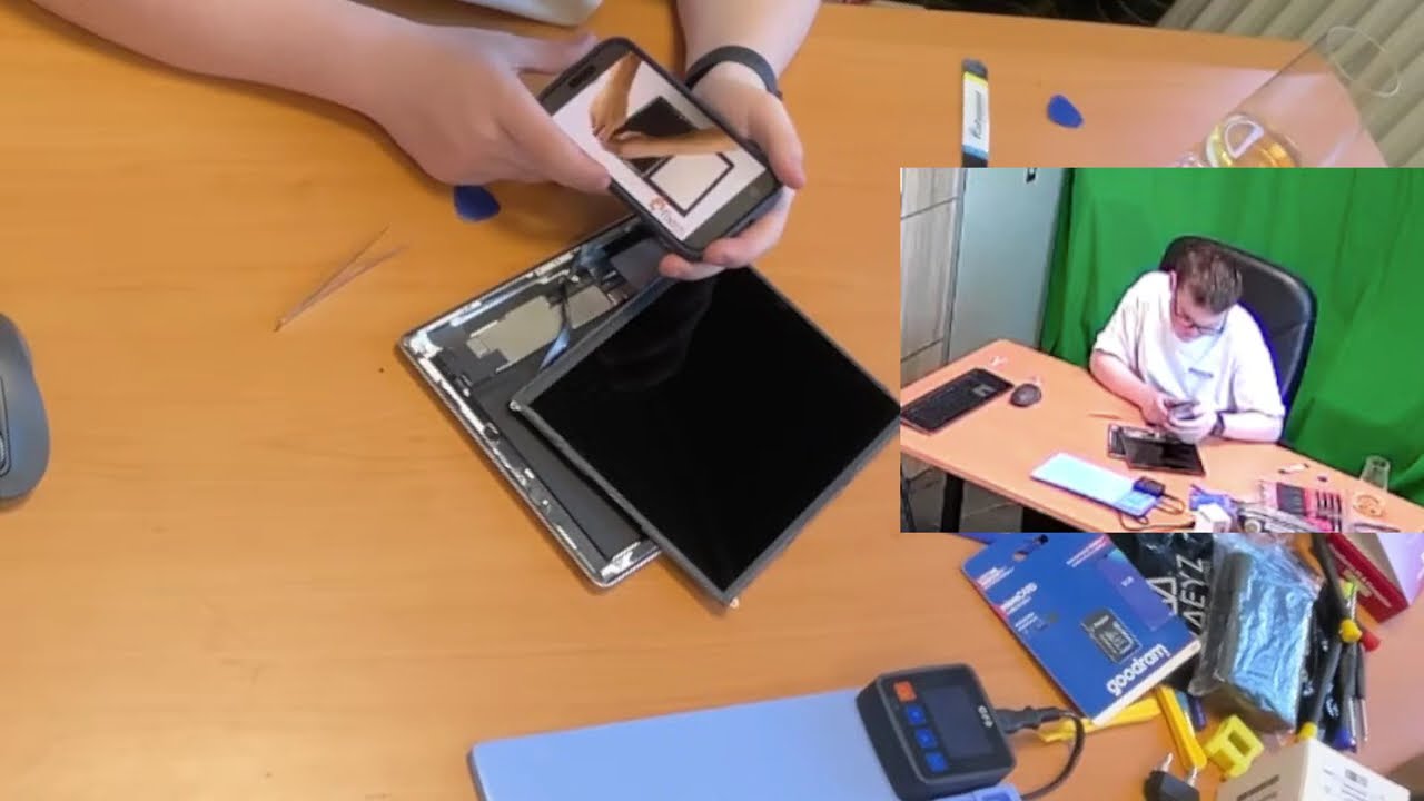 Project MacBerry IPad LCD losmaken en rasberry pi instellen