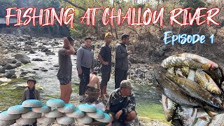The villagers catch fish for us //challou village // organic fishing 🤪//Episode 01