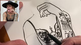 Add Depth to Your Drawings with Line-Weight Variation and Pattern Play