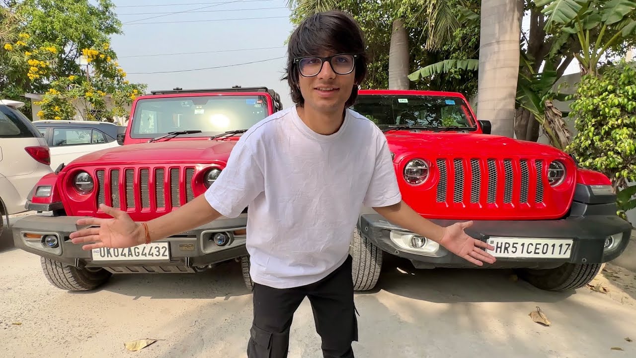 Thar Vs Jeep Wrangler 😍 - YouTube