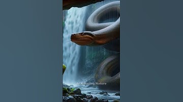 AI Nature Exploration | Amazing Scenery | Giant Python #shorts #trending #wow