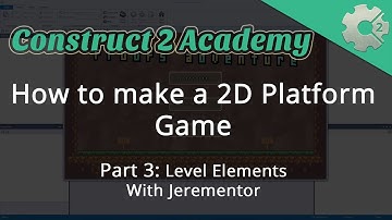 How to make a 2D Platform Game Part 3: Level Elements - with Jerementor