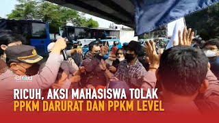 Aksi Mahasiswa Tolak PPKM Darurat dan PPKM Level