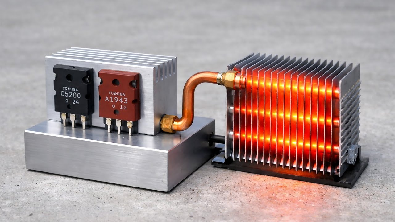 Transistor Getting Hot Free Hot Heater 24/7 That No One Know! Heat FOREVER From Transistors ...