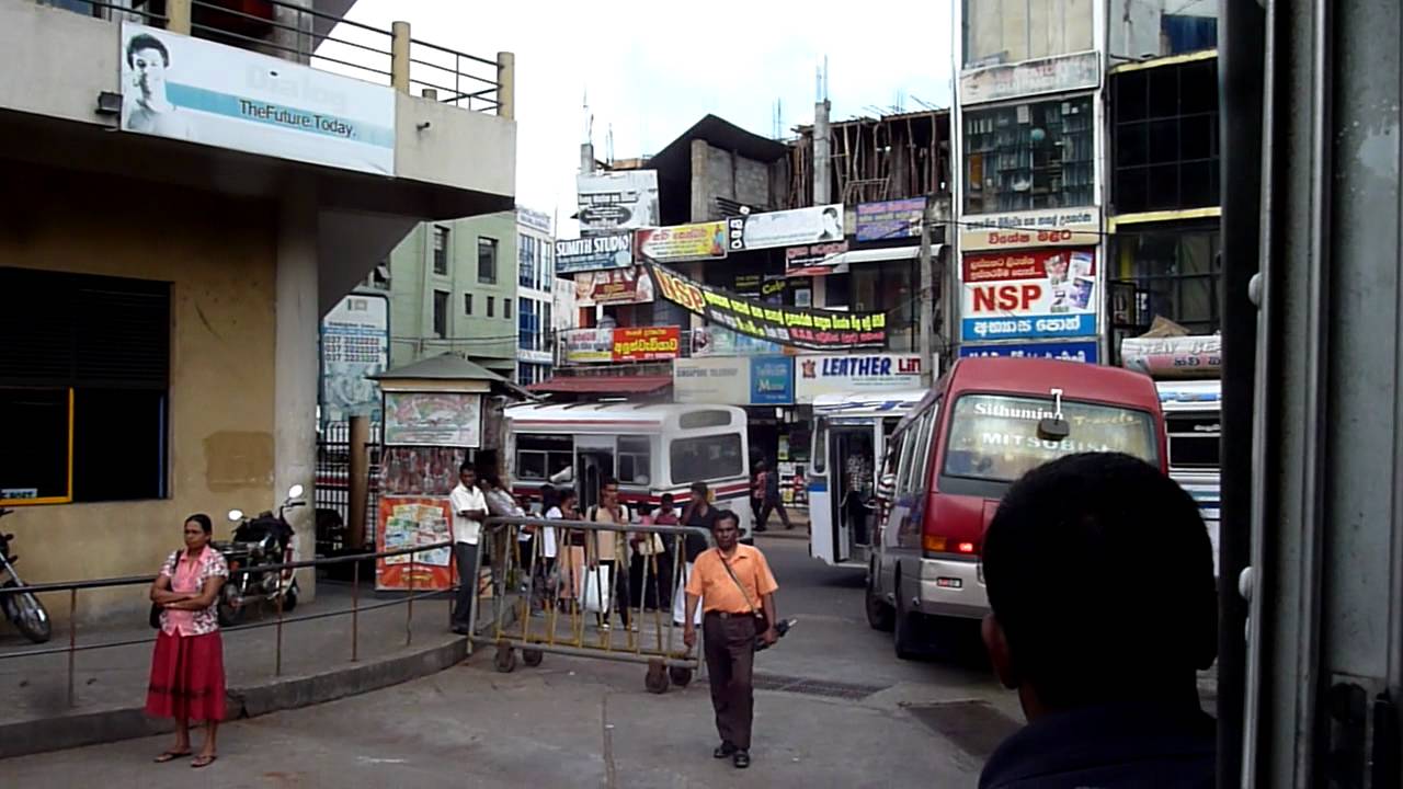 The bus station in Kurunegala YouTube