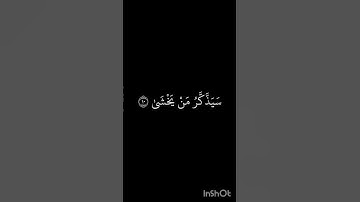 سورة الأعلى ياسر الدوسري #المصحف #قرآن #ياسر_الدوسري #قران_كريم #سور #سورة