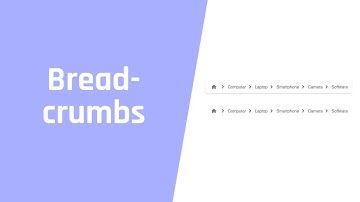 How to create breadcrumbs Using HTML & CSS
