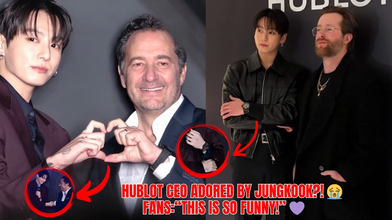 🥹Чонгук что, заставил генерального директора Hublot изобразить эгё?!⌚Фанаты: «Это так мило!»