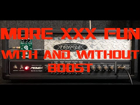 PEAVEY XXX FISHMAN FLUENCE NO BOOST AND WITH BOOST METAL