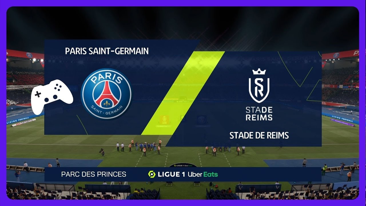FIFA 21 / PSG vs Stade de Reims / Parc des Princes / Ligue 1 Gameplay / HD