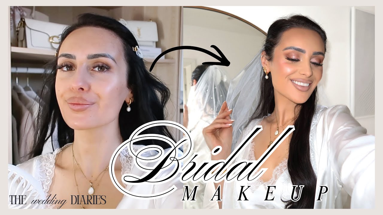 Bridal Makeup | Soft, Glowy, Easy Glam 👰🏻‍♀️💍 | Wedding Guest & Bridesmaid Makeup!