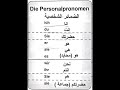 الضمائر الشخصية في اللغة الألمانية Personal Pronouns In German1 Deutschland Deutschkurs English