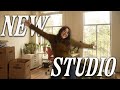 Moving into my new art studio  how i found it the application process  a tour