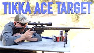 Full Tikka T3x Ace Target 308win Rifle (out to 1000 yards) Update
