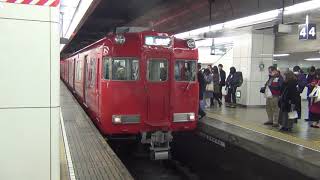 6006F急行吉良吉田行き　駅列車特集　名鉄名古屋本線　名鉄名古屋駅3番線　その51