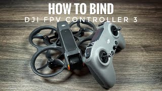 How To Bind DJI FPV Controller 3 to DJI Avata 2 and Set Manual Mode