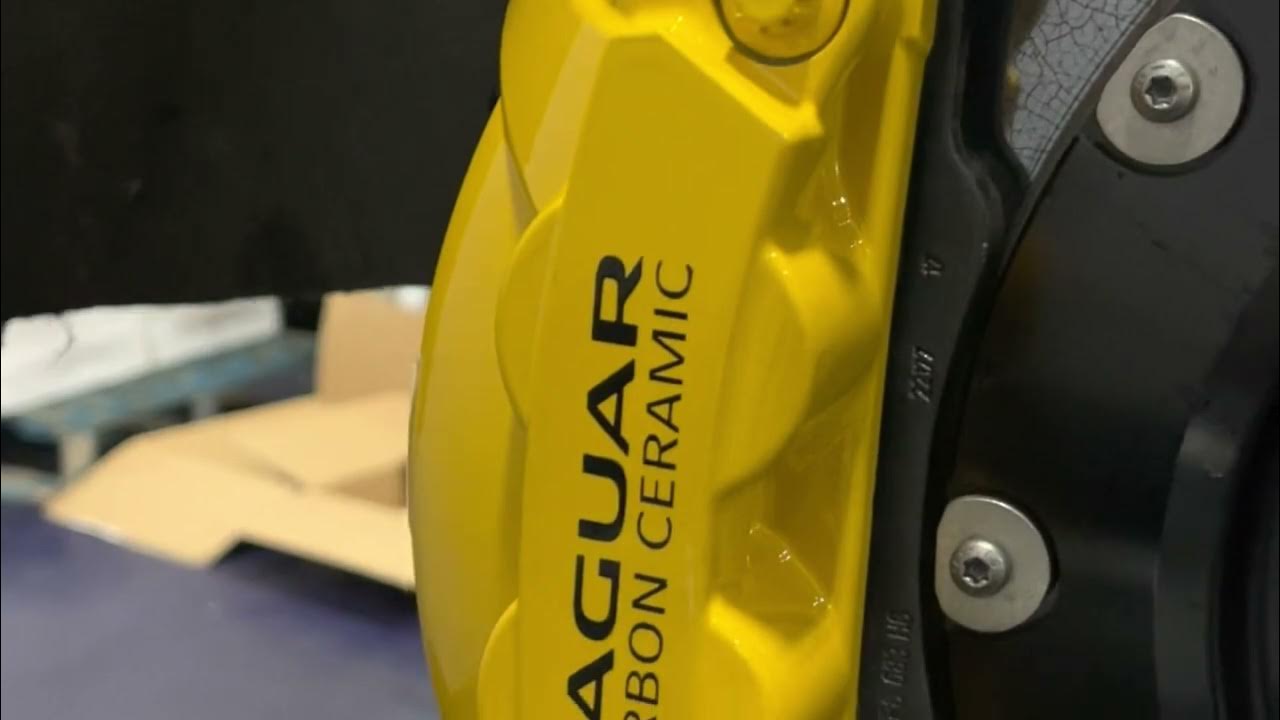 Jaguar FPace brakes update carbon ceramic brakes brembobrakes 