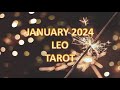 Leo January 2024 Tarot Reading - Be open to possibility this month! Fated delays and timing