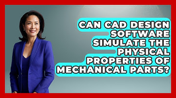 Can CAD Design Software Simulate the Physical Properties of Mechanical Parts?