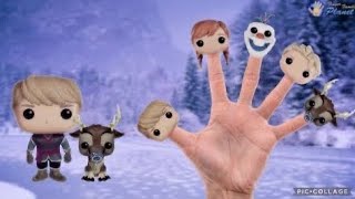Frozen Finger Family Song Frozen Nursery Rhyme Funko Pop Toys Elsa, Anna, Kristoff, Olaf, Sven