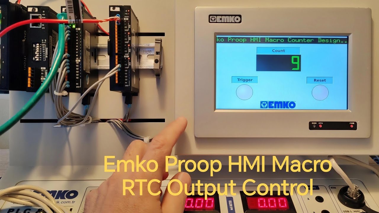Emko Proop HMI Makro ile RTC (Gerçek Zaman Saati) Kullanımı ve Zaman ...