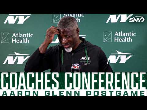 Aaron Glenn on Jets 23-12 loss to Bears: 'I'm very, very disappointed'