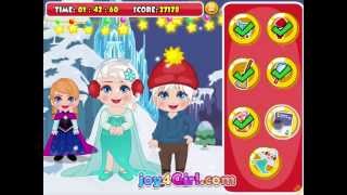 Disney Frozen Game - Elsa New Year Slacking - Game For Kid