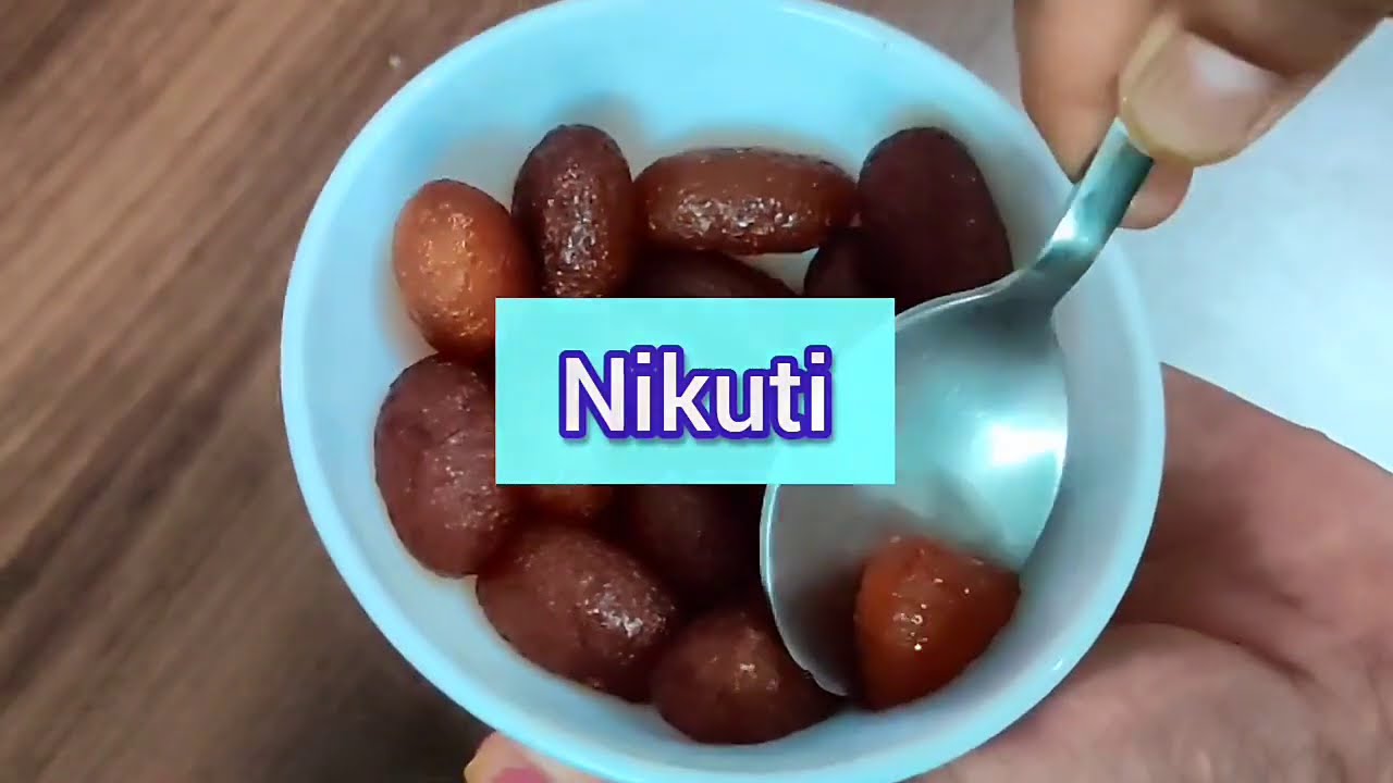 Nikutti Nikuti/ Home-made sweet dish from Bengal - YouTube