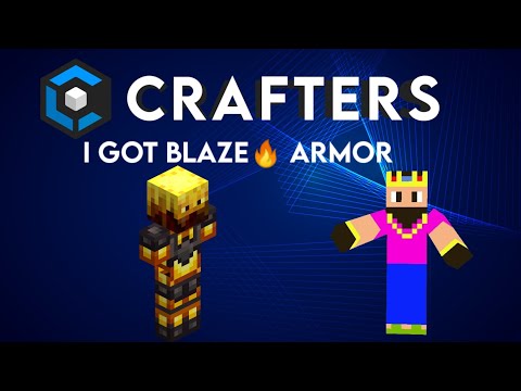 I got Blaze🔥 Armor in Craftersmc||Playing Crafters after 1 month||Wait for Blaze Armor||#gaming