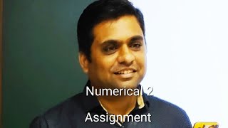 Lecture 04 - Numerical 2 -Assignment Problem