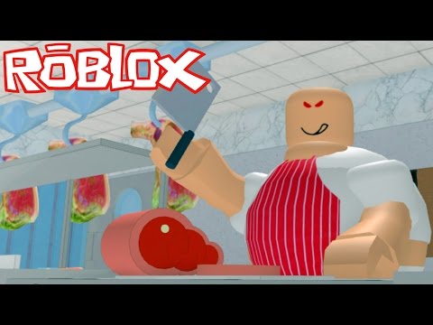 Roblox: AÇOUGUEIRO ASSASSINO !! – (Escape The Butcher Shop)