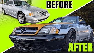 DIY WIDEBODY KIT FULL BUILD (MERCEDES SL500) by BUILT OFFICIAL 40,754 views 1 year ago 1 hour, 54 minutes