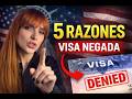 TE NIEGAN LA VISA POR ESTO 😳 5 ERRORES QUE TE ESTÁN HUNDIENDO 🇺🇸