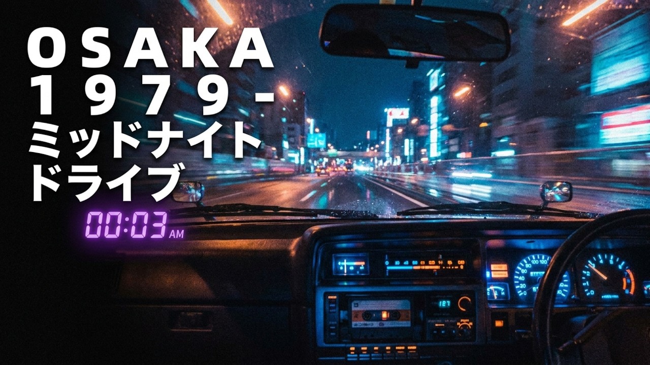 80s City Pop】Plastic Tears & Neon Dreams | Tokyo Bubble Era Drive